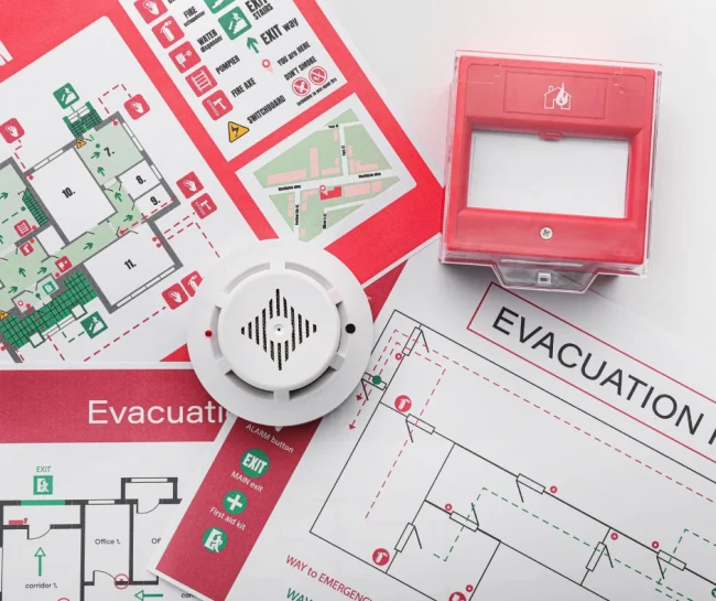 Realización de planos de evacuación fotoluminiscentes por Obermann ray