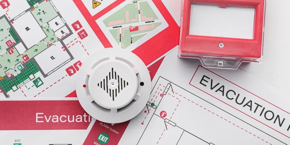 Realización de planos de evacuación fotoluminiscentes por Obermann ray